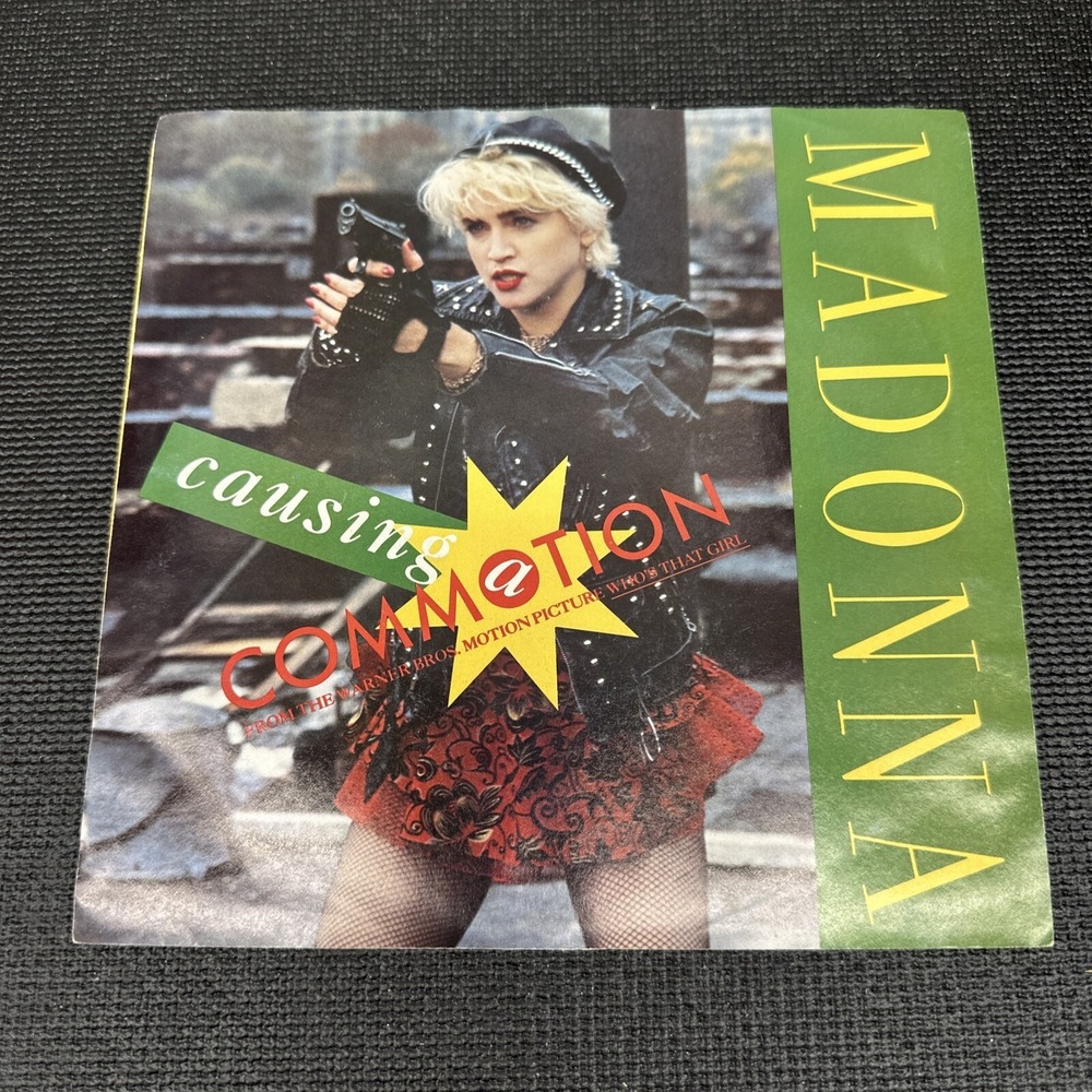 MADONNA Causing A Commotion 1987 UK 7" vinyl single original 45 Jimmy Jimmy